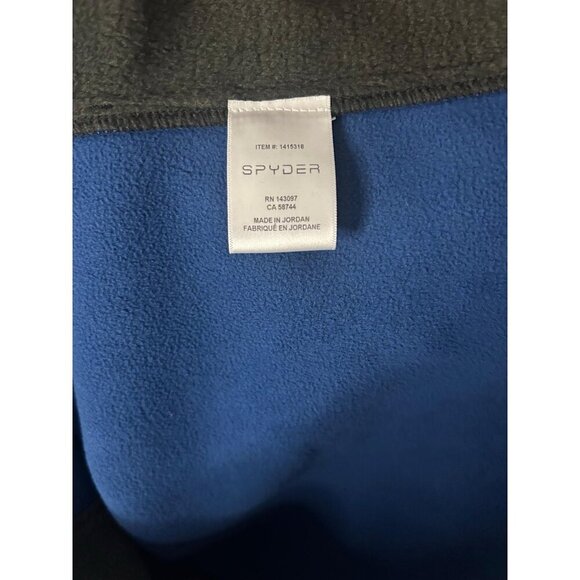 Spyder Men's Size 2XL Pullover Quarter Zip Jacket Ski Outbound Fleece Polyester - Picture 4 of 5
